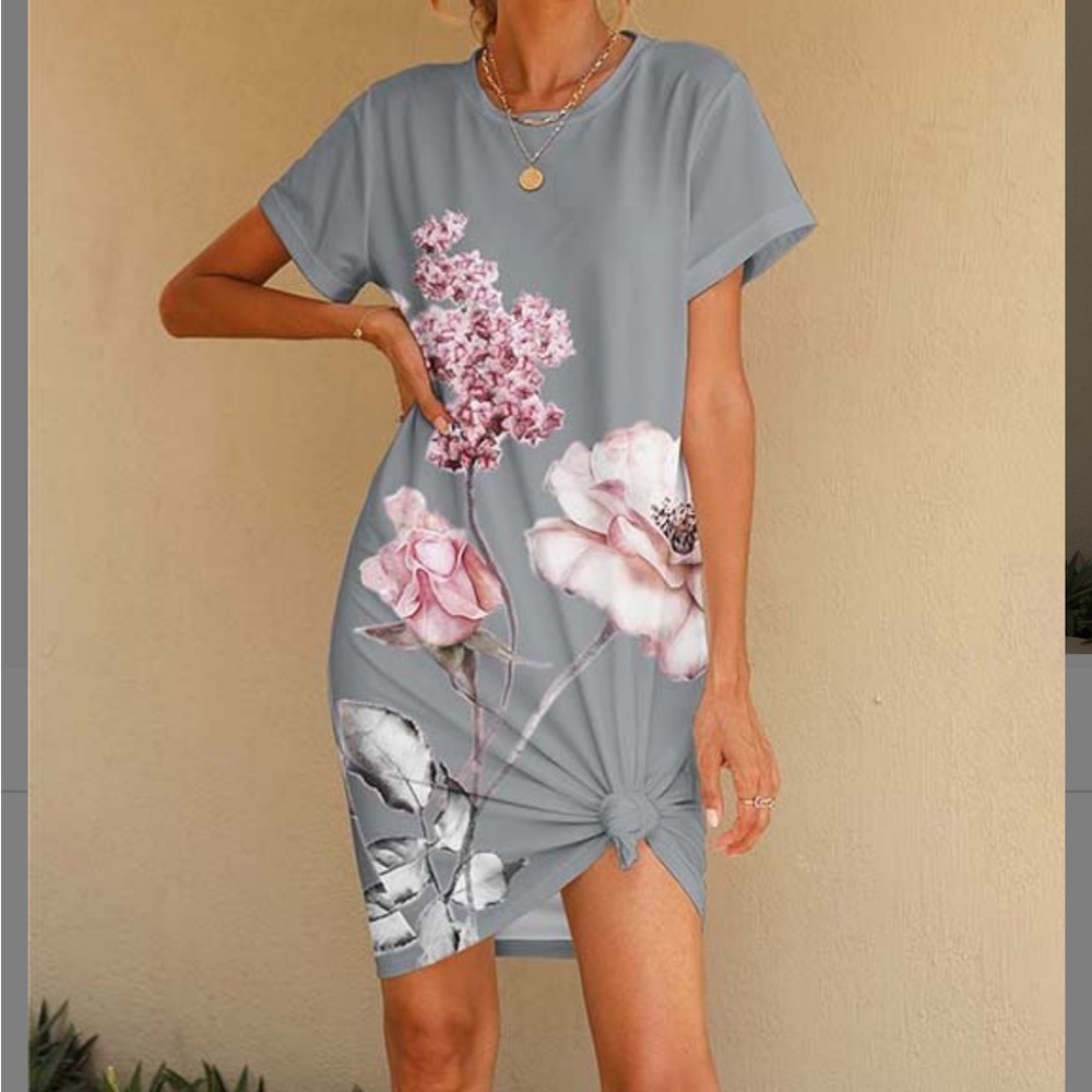 NWT Pixie Lady floral T-shirt dress 2x